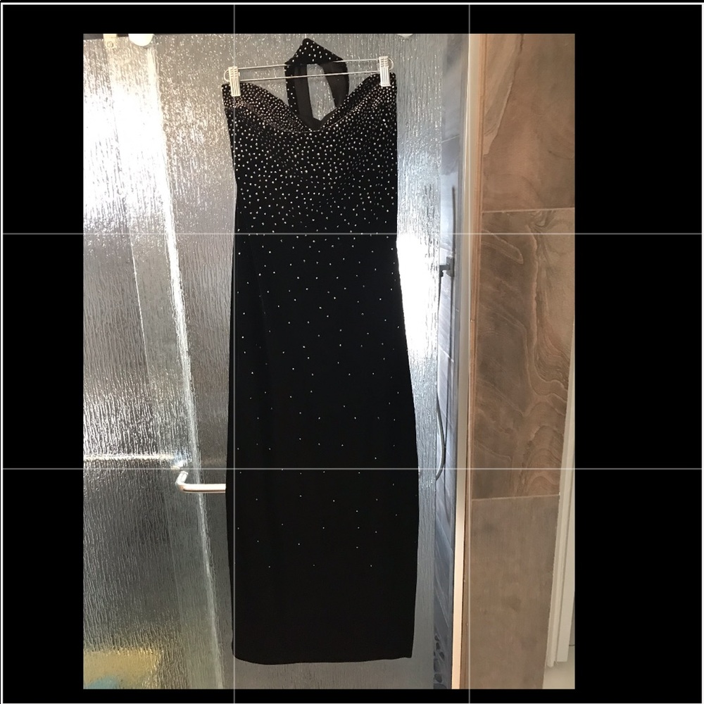 Vintage Velvet Evening Gown